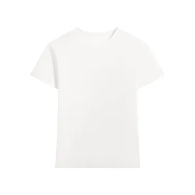 Women Casual Cotton Solid Color Short-Sleeve Crewneck Slim Fit T-Shirt