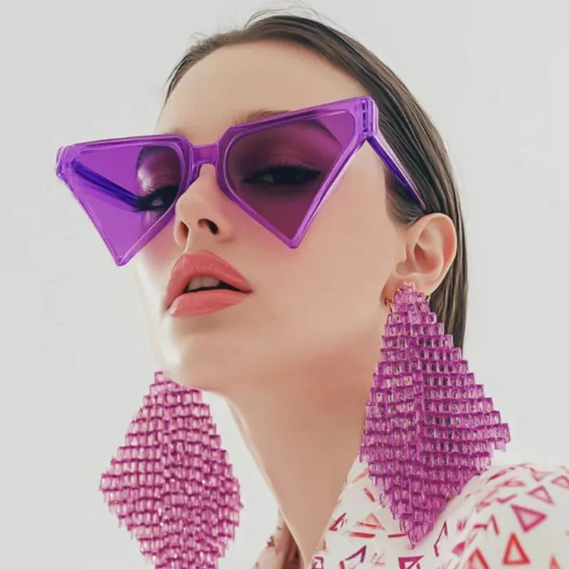 Fashion Personalized Exaggerated Love Big Frame Sunglasses
