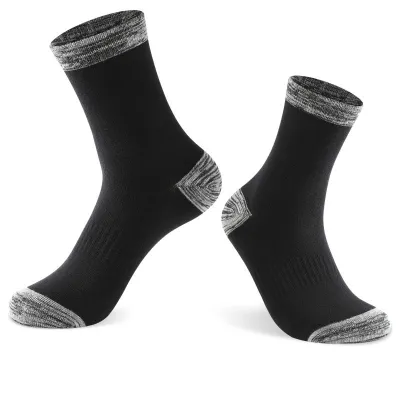 Men Casual Color Matching Sports Non-Slip Mid-Tube Socks