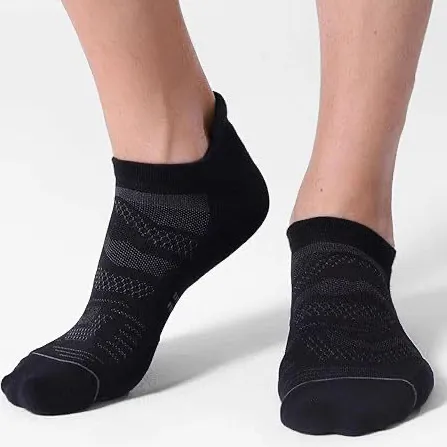 Men Fashion Casual Sports Short Tube Socks Polyester Cotton Color Block