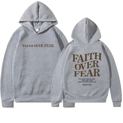 Women Casual Letter Printed Fleece-Lined Hoodies Long Sleeve Pullover