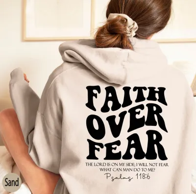 Women Casual Letter Printed Fleece-Lined Hoodies Long Sleeve Pullover
