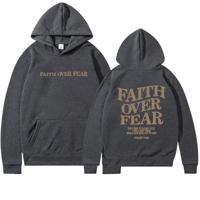 Women Casual Letter Printed Fleece-Lined Hoodies Long Sleeve Pullover