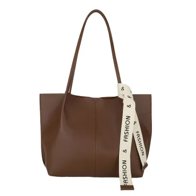 Women Casual Street Trend PU Large Capacity Tote Bag