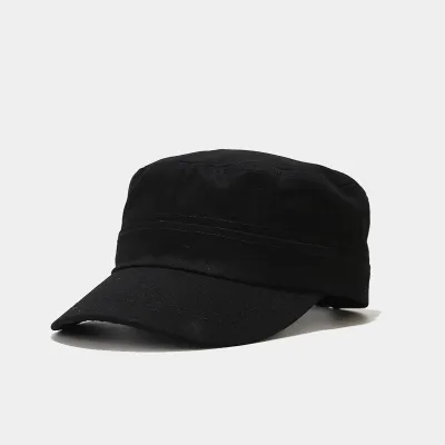 Men Fashion Casual Solid Color Big Head Sunshade Cap