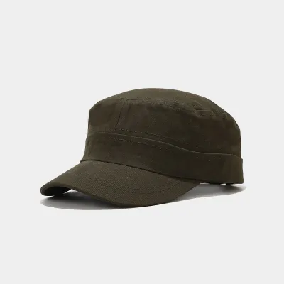 Men Fashion Casual Solid Color Big Head Sunshade Cap