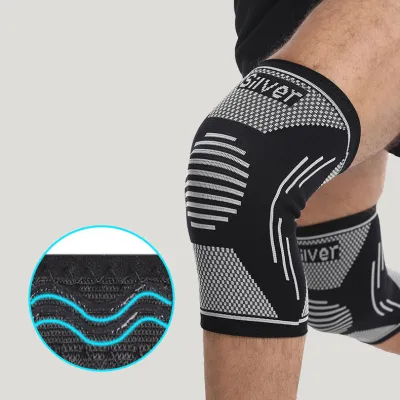 Men Casual Deodorant Breathable Running Knitted Sports Knee Pads