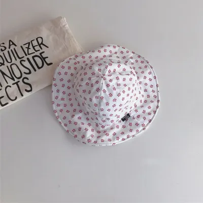 Kids Fashion Casual Printed Adjustable Sunscreen Bucket Hat