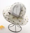 Black Cherry Half Net Fisherman Hat