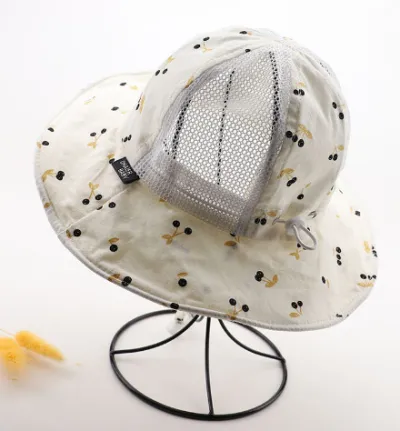 Kids Fashion Casual Printed Adjustable Sunscreen Bucket Hat