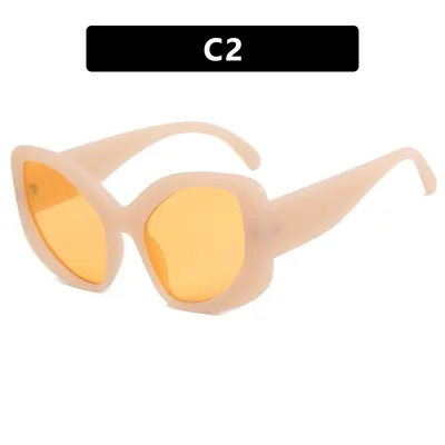 Women Fashion Casual Special-Shaped Exaggerated Big Sunglasses