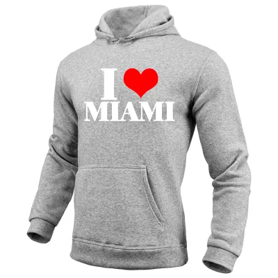 Custom Logo I♥MIAMI Hoodie