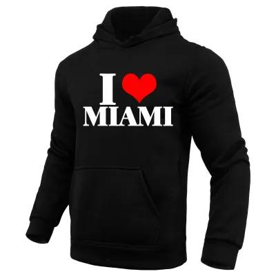 Custom Logo I♥MIAMI Hoodie