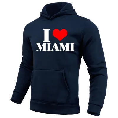 Custom Logo I♥MIAMI Hoodie