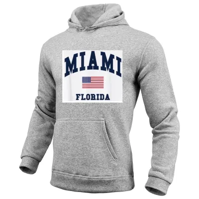Custom Logo MIAMI (USA FLAG) FLORID Hoodie