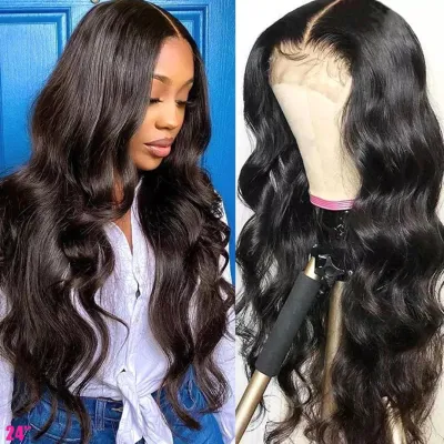 Women Fashion Chemical Fiber Full Head Cover Large Wave Curly Hair with Oblique Bangs