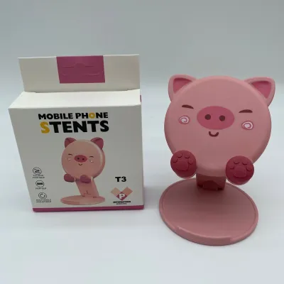 Cartoon Cute Folding Lifting Plastic Mobile Phone Tablet Holder