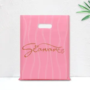 Fashion Cute Printed Plastic Shopping Gift Packaging Bag 50piece /Set