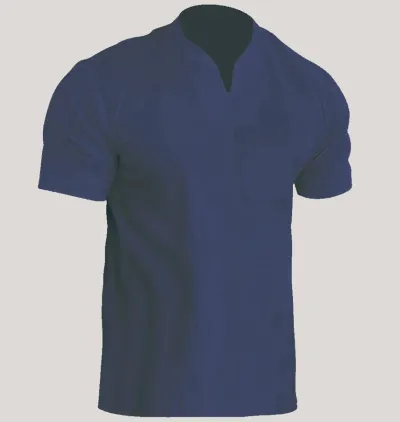 Men Casual Basic Plus Size Solid Color Short Sleeve V Neck T-Shirt