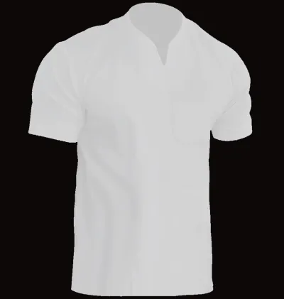 Men Casual Basic Plus Size Solid Color Short Sleeve V Neck T-Shirt