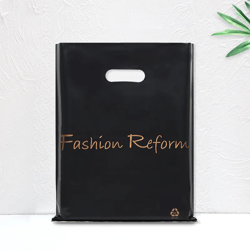 Fashion Cute Printed Plastic Shopping Gift Packaging Bag 50piece /Set