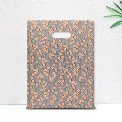 Fashion Cute Printed Plastic Shopping Gift Packaging Bags 50piece /Set