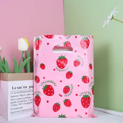 Fashion Cute Printed Plastic Shopping Gift Packaging Bag