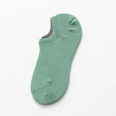 Men Fashion Simple Solid Color Breathable Short Cotton Socks