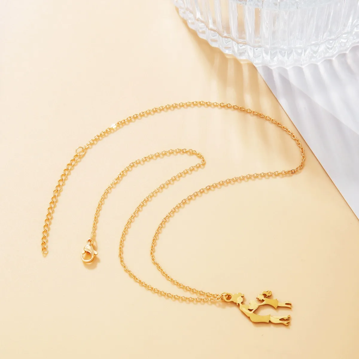 Mother's Day Fashion Simple Creative Mother Daughter Pendant Necklace