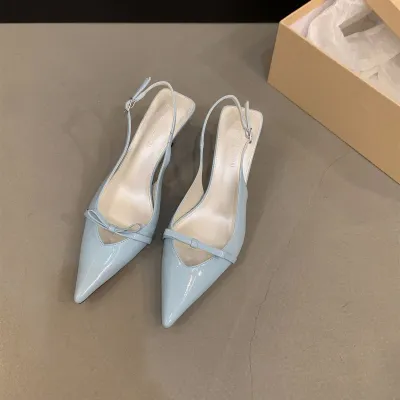 Women Fashion Sexy Solid Color Pointed Toe PU High Heel Shoes