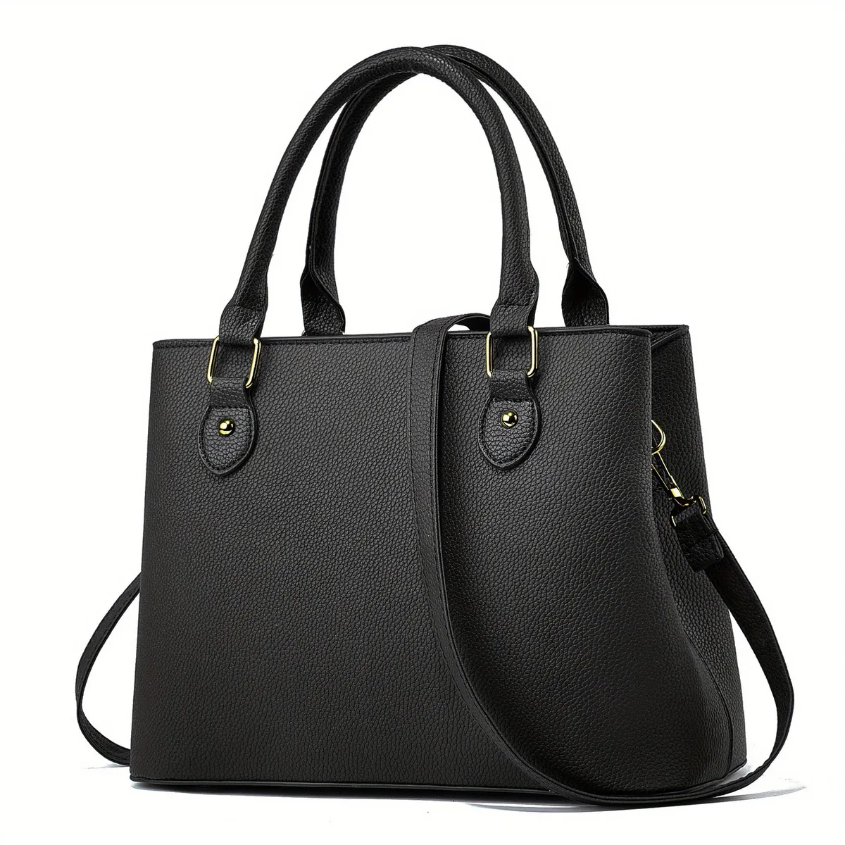 Women Casual PU Street Trend Solid Color Handbag