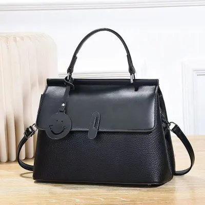 Women Casual Urban Simplicity Solid Color Small Square PU Handbag