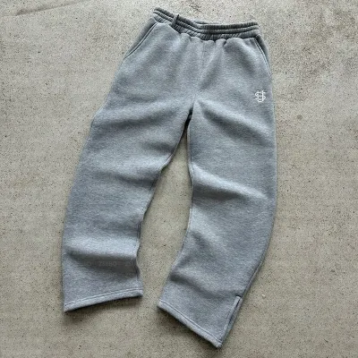 Men Hip Hop Embroidery Loose Fit Pants