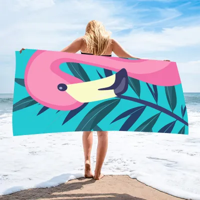 Fashion Casual Printed Quick-Drying Beach Towel for Women