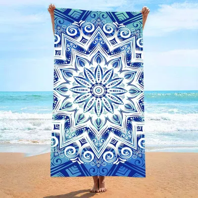 Fashion Casual Printed Quick-Drying Beach Towel for Women