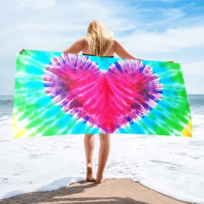 Fashion Casual Printed Quick-Drying Beach Towel for Women