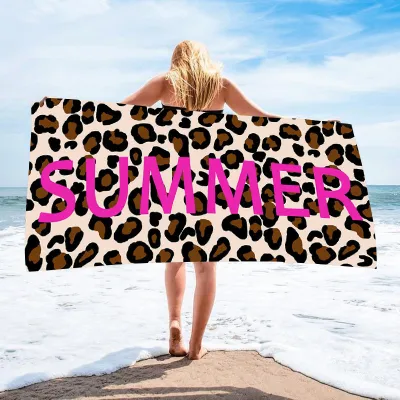 Fashion Casual Printed Quick-Drying Beach Towel for Women