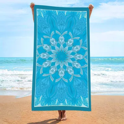 Fashion Casual Printed Quick-Drying Beach Towel for Women