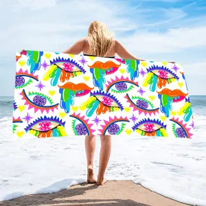 Fashion Casual Printed Quick-Drying Beach Towel for Women