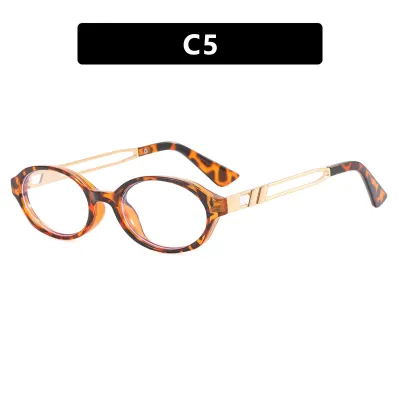 Women Fashion Oval Small Frame Sunglasses