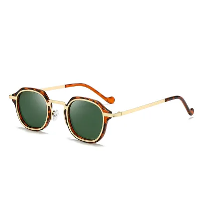 Men Fashion Simple Small Frame Square Sunglasses