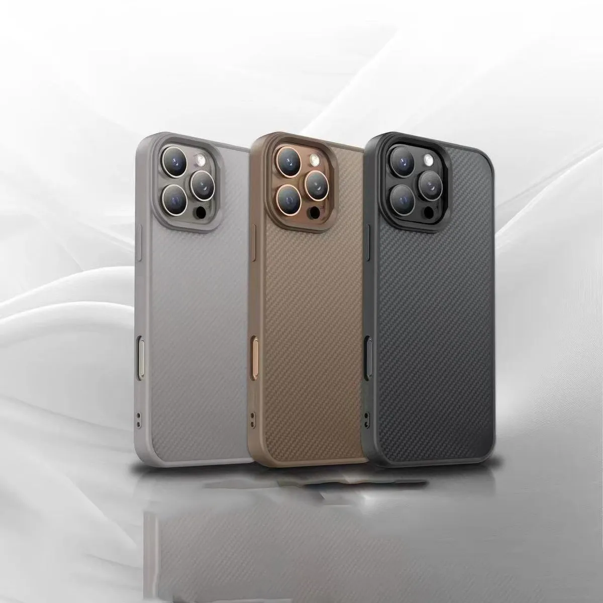 Fashion Carbon Fiber Magnetic Soft iPhone Case