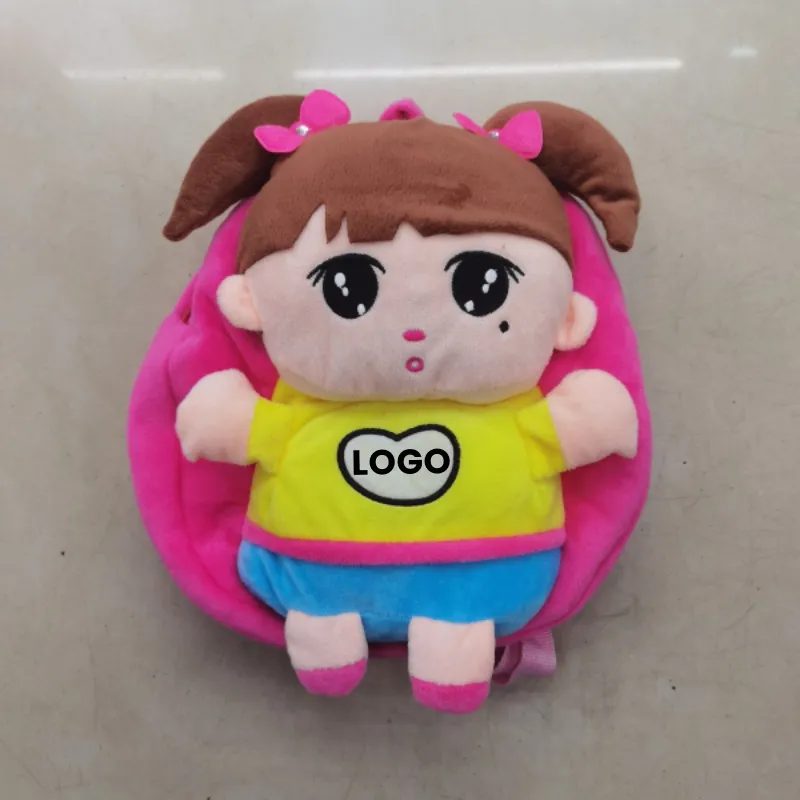 Kids Cartoon Doll Elephant Plush Backpack Custom Logo Embroidery