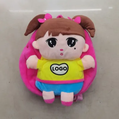 Kids Cartoon Doll Elephant Plush Backpack Custom Logo Embroidery