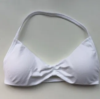 Women Sexy Solid Color Nylon Halter-Neck Yoga Sports Bra