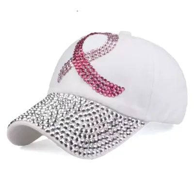 Women Fashion Butterfly Sequins Rhinestone Baseball Sunshade Cap