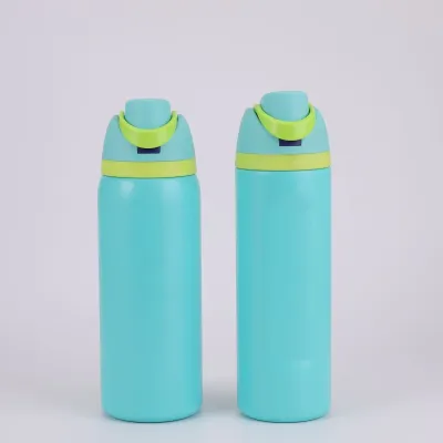 Fashion Large Capacity Stainless Steel Outdoor Sports Insulation Water Cup with Straw Bouncing Cup