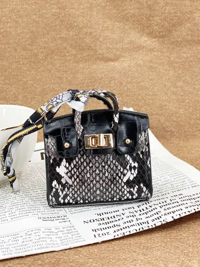 Women Creative Snake Pattern House Multifunctional Mini Wallet
