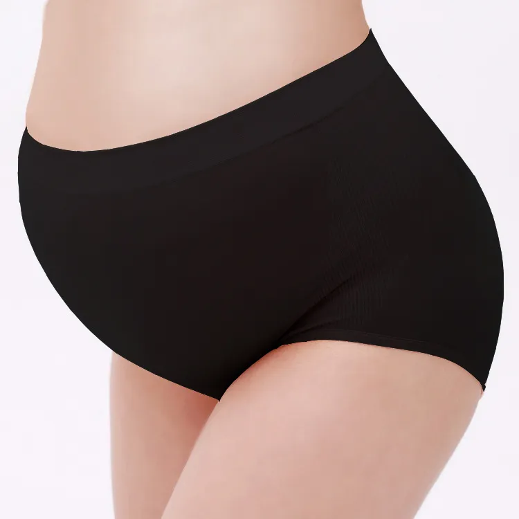Pregnant Women Solid Color High Waist Hip-Lifting Underwear