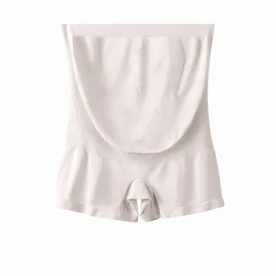 Fashion Solid Color Pregnant Women Breathable Elastic High Waist Shorts